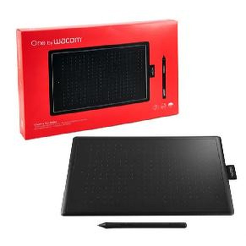 TABLETA DIGITALIZADORA WACOM ONE BY MEDIUM BLACK TABLETA DIGITALIZADORA WACOM ONE BY MEDIUM BLACK