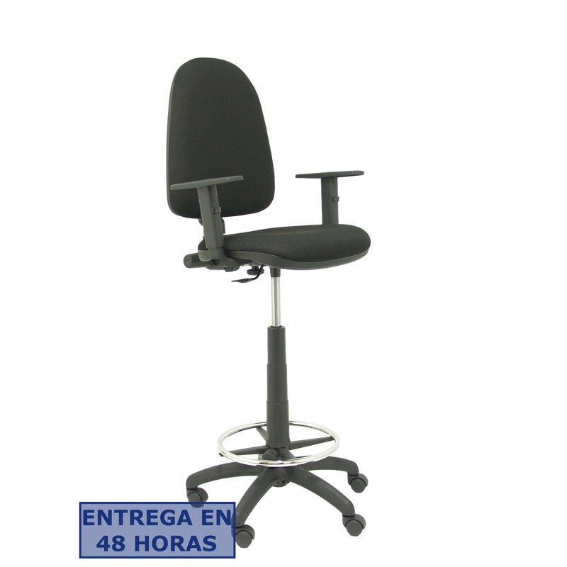 TABURETE AYNA BALI NEGRO CON BRAZOS TABURETE AYNA BALI NEGRO CON BRAZOS