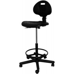 TABURETE PATERNA POLIURETANO NEGRO TABURETE PATERNA POLIURETANO NEGRO