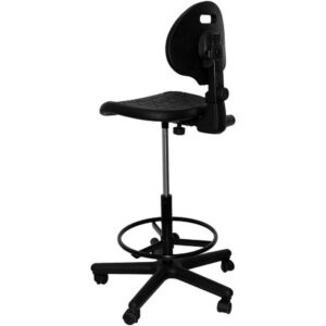 TABURETE PATERNA POLIURETANO NEGRO TABURETE PATERNA POLIURETANO NEGRO