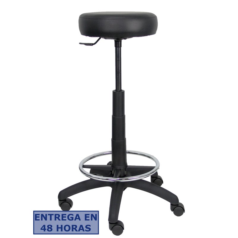 TABURETE TOLOSA SIMILPIEL NEGRO TABURETE TOLOSA SIMILPIEL NEGRO