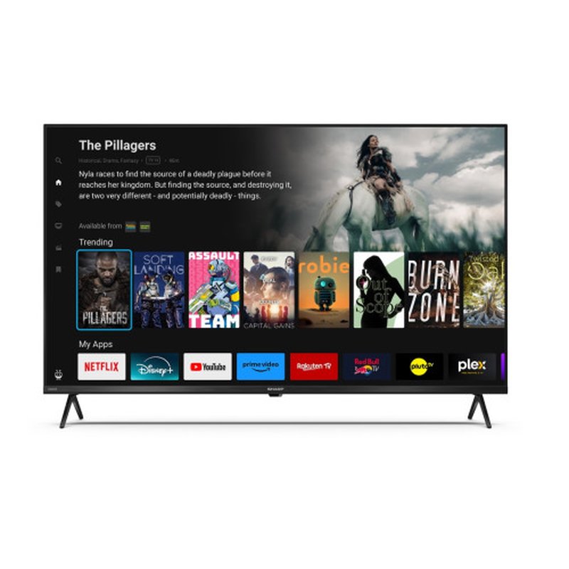 TELEVISOR SHARP 43"43GK4245E TIVO TV, 4K ULTRA HD, SMART TV, ACTIVE MOTION 400, NEGRO TELEVISOR SHARP 43"43GK4245E TIVO TV, 4K ULTRA HD, SMART TV, ACTIVE MOTION 400, NEGRO - Imagen 2