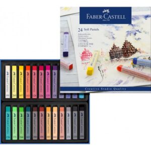 TIZA FABER CASTELL CARTON 24UD