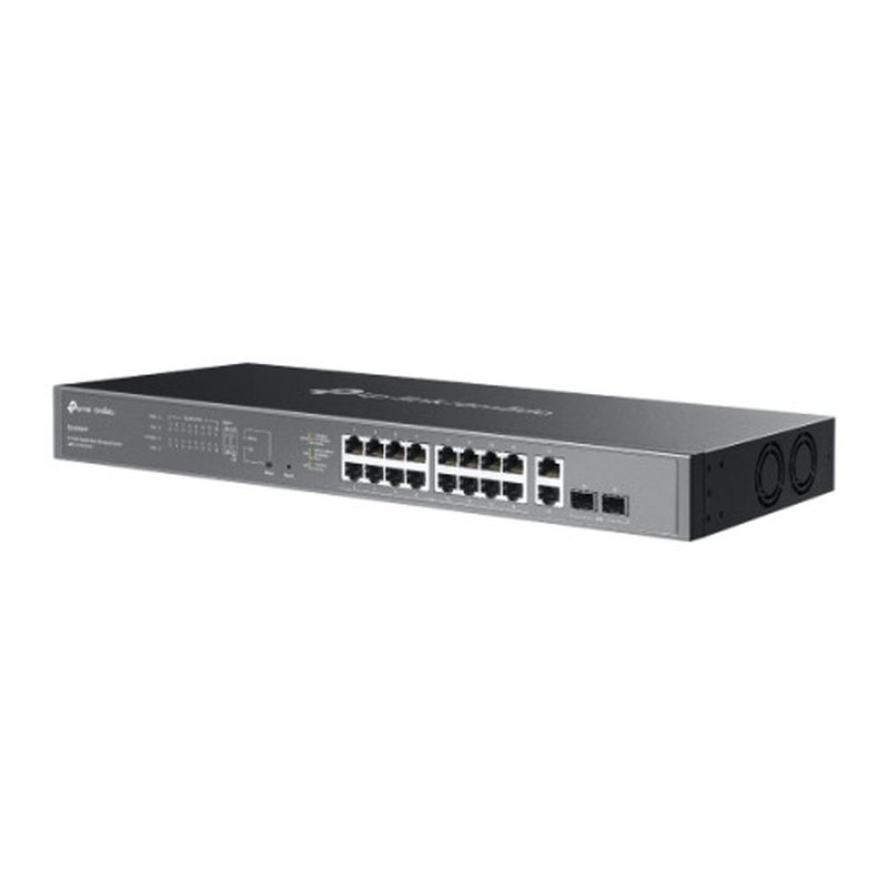 TP-Link ES220GMP switch Gestionado Gigabit Ethernet (10/100/1000) Energía sobre Ethernet (PoE) Negro - Imagen 3
