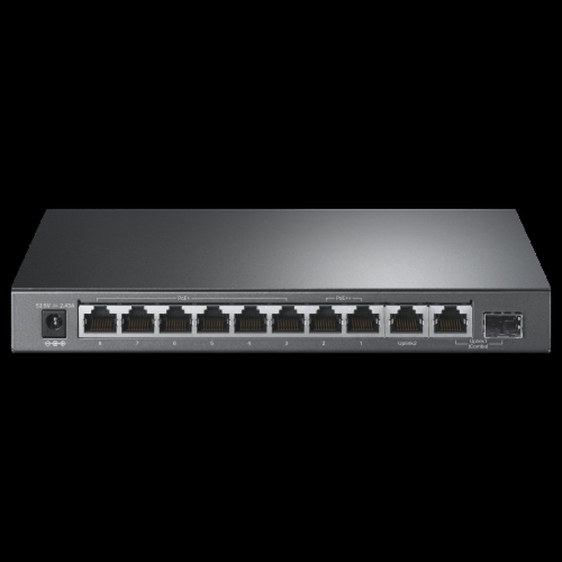 TP-Link TL-SG1210PP switch No administrado Gigabit Ethernet (10/100/1000) Energía sobre Ethernet (PoE) Negro - Imagen 2