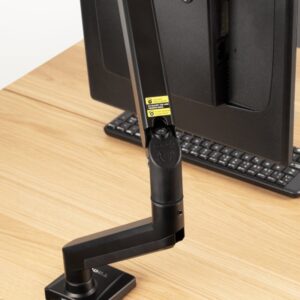 TooQ DB1334TNR-B soporte para monitor 86,4 cm (34") Escritorio Negro