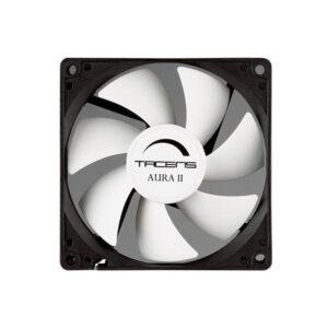 Tacens 3AURAII9, Ventilador Ordenador 9 cm, Ultrasilencioso, Antipolvo, Negro