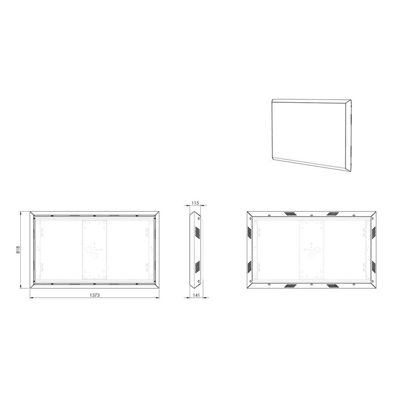 VOGELS GAMA PROFESIONAL POA 9602 TRIM FOR LG 55XE4F (POA 9602) - Imagen 2