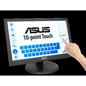 ASUS Touch VT169HE pantalla para PC 39,6 cm (15.6") 1920 x 1080 Pixeles Full HD LED Pantalla táctil Mesa Negro