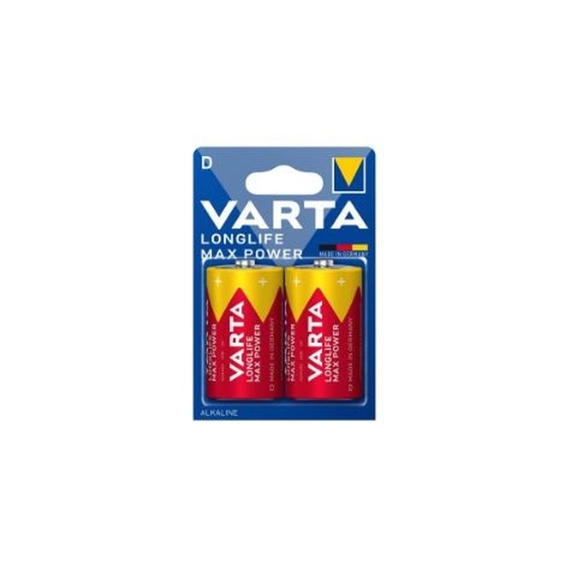Varta MAX TECH 2x Alkaline D Batería de un solo uso Alcalino
