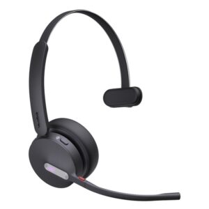 Yealink WH64 Mono Teams Auriculares Inalámbrico Diadema Oficina/Centro de llamadas USB Tipo C Bluetooth Negro