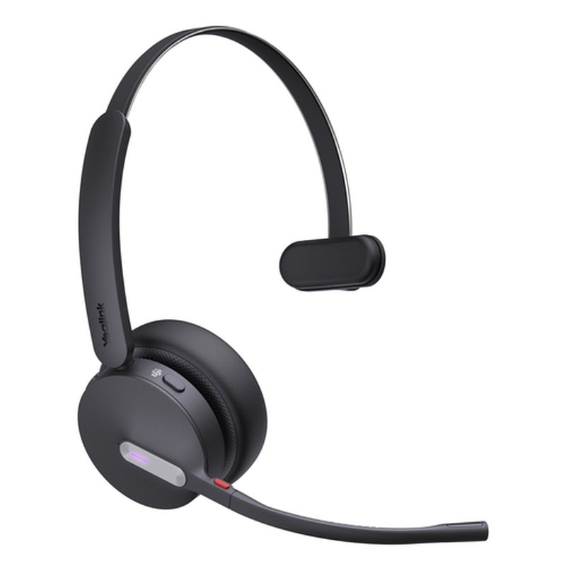 Yealink WH64 Mono Teams Auriculares Inalámbrico Diadema Oficina/Centro de llamadas USB Tipo C Bluetooth Negro - Imagen 2