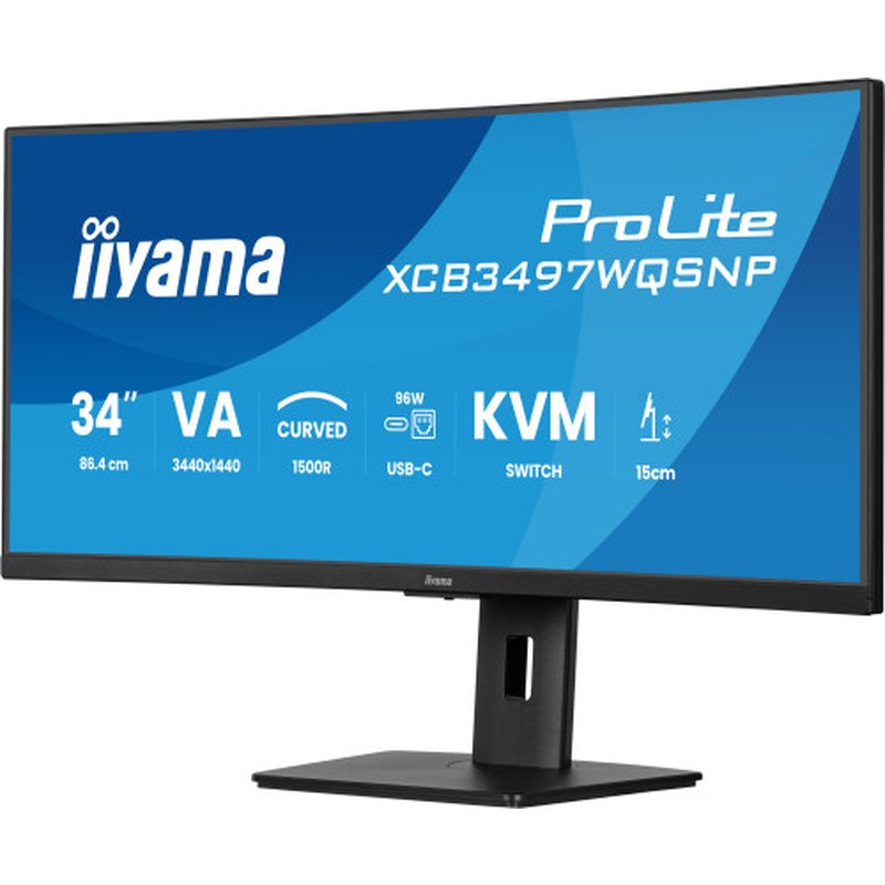iiyama ProLite XCB3497WQSNP-B1 pantalla para PC 86,4 cm (34") 3440 x 1440 Pixeles UltraWide Quad HD LED Negro - Imagen 2