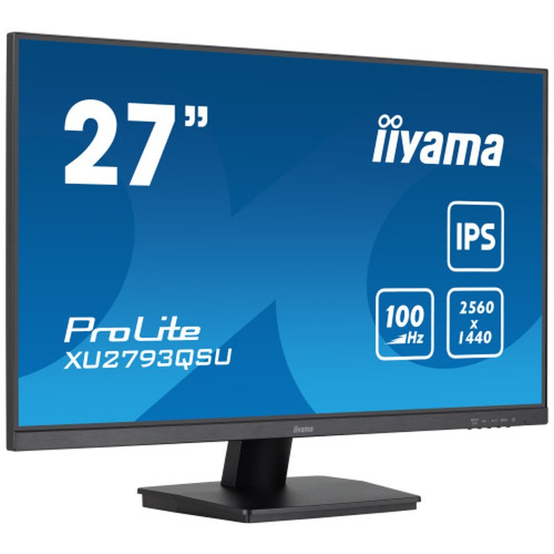 iiyama ProLite XU2793QSU-B7 LED display 68,6 cm (27") 2560 x 1440 Pixeles Wide Quad HD Negro - Imagen 2