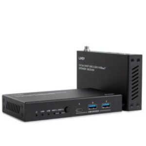 Lindy 43421 ampliador de red Transmisor y receptor de red Negro