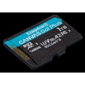 Kingston Technology Tarjeta microSDXC Canvas Go Plus Gen4 de 1 TB, 200 MB/s, A2 U3 V30 y adaptador
