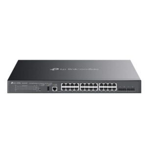TP-Link SG5428XMPP switch Gestionado L3 Gigabit Ethernet (10/100/1000) Energía sobre Ethernet (PoE) Negro