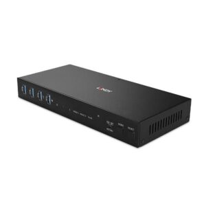 Lindy 39314 interruptor KVM Negro