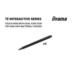 iiyama TE8613A-B1AG pantalla de señalización Panel plano interactivo 2,17 m (85.6") Wifi 450 cd / m² 4K Ultra HD Negro Pantalla táctil Procesador incorporado Android 18/7