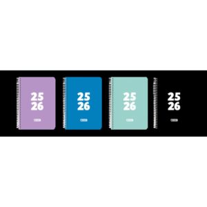 AGENDA ESCOLAR 2025-2026 TEENS TAPA PLASTICO 4º SEMANA VISTA ENRI 400195413