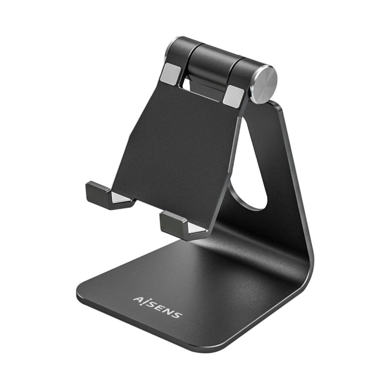 AISENS Soporte De Sobremesa Tamaño M Ajustable (1 Pivote) Para Movil / Tablet, Negro AISENS Soporte De Sobremesa Tamaño M Ajustable (1 Pivote) Para Movil / Tablet, Negro