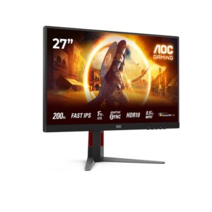 AOC 27G4HA pantalla para PC 68,6 cm (27") 1920 x 1080 Pixeles Full HD LED Negro, Rojo
