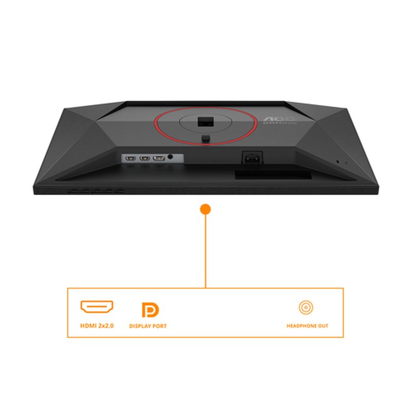 AOC G4 24G4HA pantalla para PC 60,5 cm (23.8") 1920 x 1080 Pixeles Full HD LED Negro, Rojo - Imagen 19