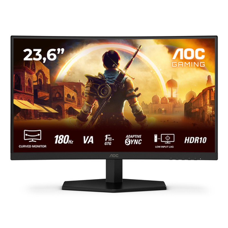 AOC G4 C24G42E pantalla para PC 59,9 cm (23.6") 1920 x 1080 Pixeles Full HD LED Negro, Rojo