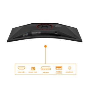 AOC G4 CU34G4Z pantalla para PC 86,4 cm (34") 3440 x 1440 Pixeles Wide Quad HD LED Negro, Rojo