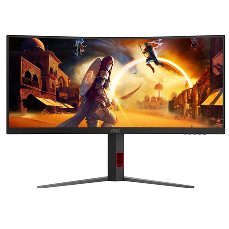 AOC G4 CU34G4Z pantalla para PC 86,4 cm (34") 3440 x 1440 Pixeles Wide Quad HD LED Negro, Rojo - Imagen 2