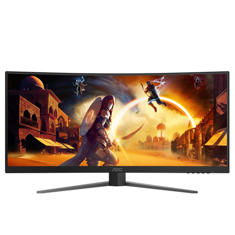 AOC G4 CU34G4Z pantalla para PC 86,4 cm (34") 3440 x 1440 Pixeles Wide Quad HD LED Negro, Rojo - Imagen 3