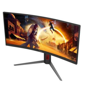 AOC G4 CU34G4Z pantalla para PC 86,4 cm (34") 3440 x 1440 Pixeles Wide Quad HD LED Negro, Rojo