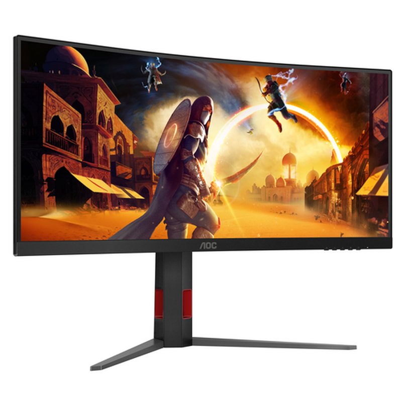 AOC G4 CU34G4Z pantalla para PC 86,4 cm (34") 3440 x 1440 Pixeles Wide Quad HD LED Negro, Rojo - Imagen 8