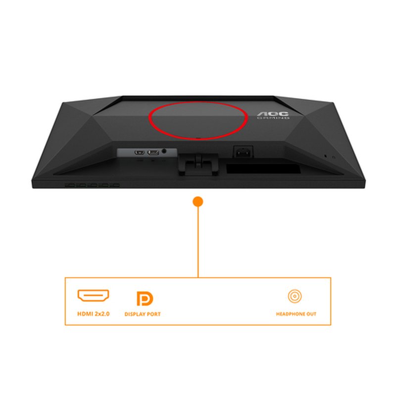 AOC G4 Q24G4RE pantalla para PC 60,5 cm (23.8") 2560 x 1440 Pixeles Quad HD LED Negro, Rojo - Imagen 15