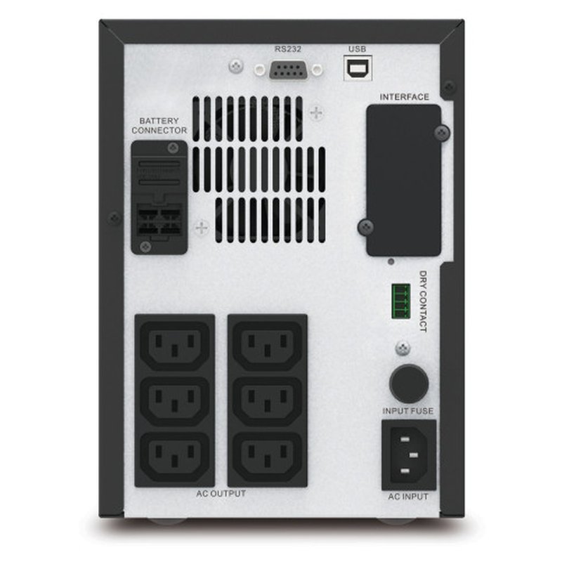 APC Easy UPS SMV Línea interactiva 0,75 kVA 525 W 6 salidas AC - Imagen 3