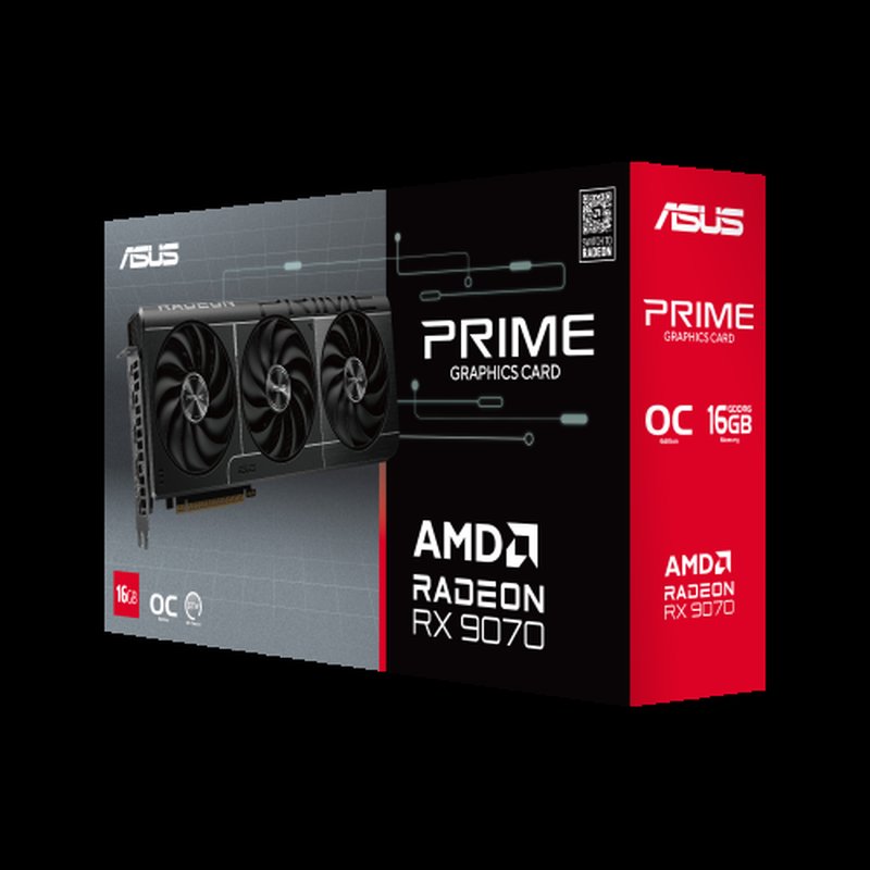 ASUS Prime -RX9070-O16G AMD Radeon RX 9070 16 GB GDDR6 - Imagen 12
