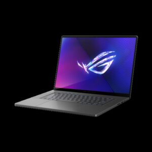 Alternative view of ASUS ROG Zephyrus G16 OLED GU605CW-QR127W - Ordenador Portátil Gaming de 16" WQXGA 240Hz (Intel Core Ultra 9 285H, 64GB RAM, 2TB SSD, NVIDIA RTX 5080 16GB, Windows 11 Home) Gris Eclipse - Teclado QWERTY español