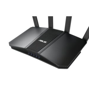 ASUS RT-BE82U BE6500 router inalámbrico 2.5 Gigabit Ethernet Doble banda (2,4 GHz / 5 GHz) Negro ASUS RT-BE82U BE6500 router inalámbrico 2.5 Gigabit Ethernet Doble banda (2,4 GHz / 5 GHz) Negro