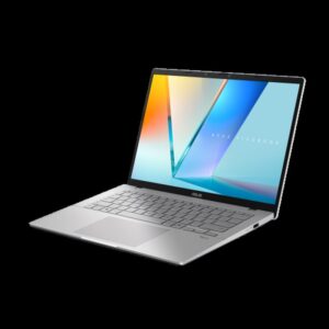 ASUS Vivobook S 14 S3407QA-KP015W - Ordenador Portátil 14" WQXGA (Qualcomm Snapdragon X (X1-26-100), 16GB RAM, 1TB SSD, Qualcomm Adreno GPU, Windows 11 Home) Plata Fría - Teclado QWERTY español