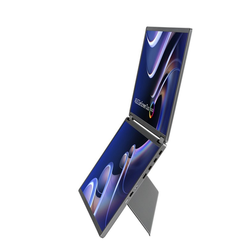 ASUS ZenScreen Duo OLED MQ149CD pantalla para PC 35,6 cm (14") 1920 x 1200 Pixeles WUXGA Plata - Imagen 7