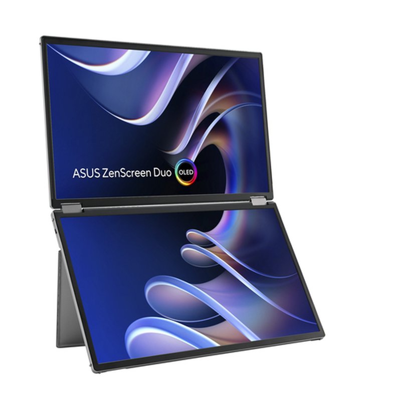 ASUS ZenScreen Duo OLED MQ149CD pantalla para PC 35,6 cm (14") 1920 x 1200 Pixeles WUXGA Plata - Imagen 8