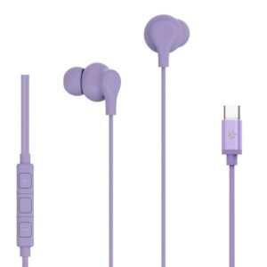 Celly UP1600TYPECVL auricular y casco Auriculares Alámbrico Dentro de oído Llamadas/Música USB Tipo C Violeta