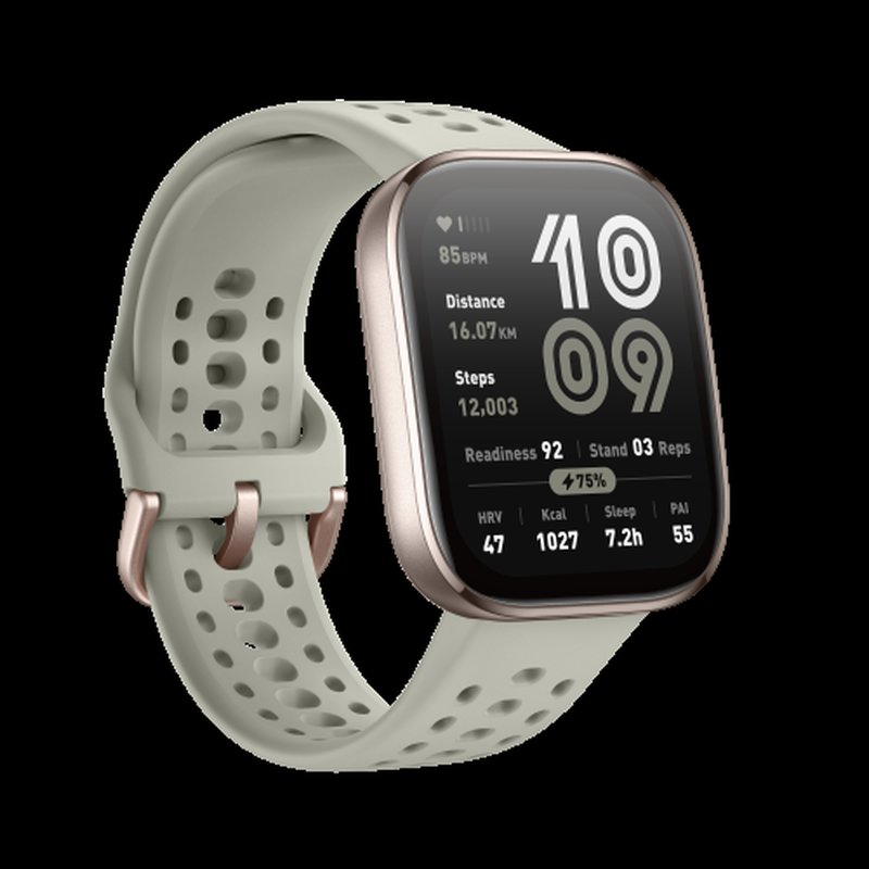 Amazfit Bip 6 Stone 5 cm (1.97") AMOLED Digital 390 x 450 Pixeles Pantalla táctil Oro GPS (satélite) - Imagen 2