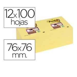 BLOC DE NOTAS ADHESIVAS QUITA Y