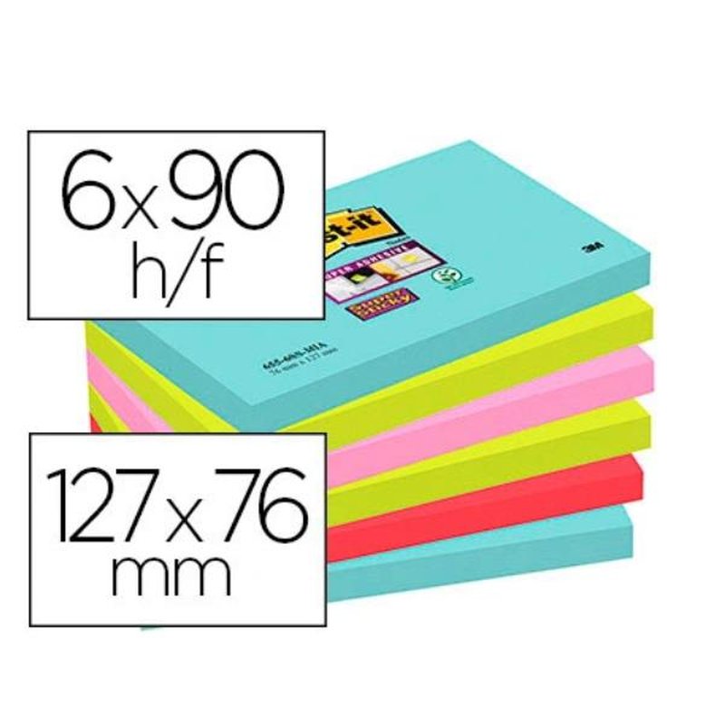 BLOC DE NOTAS ADHESIVAS QUITA Y BLOC DE NOTAS ADHESIVAS QUITA Y