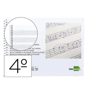 BLOC MUSICA LIDERPAPEL PARA GUIT