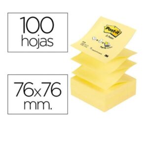 BLOC NOTAS ADHS 76X76MM ZNOTES