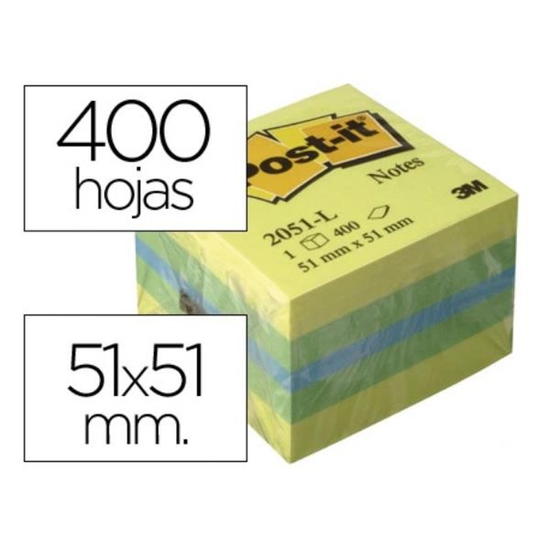 BLOC NOTAS ADHS POST-IT 51X51 MI BLOC NOTAS ADHS POST-IT 51X51 MI