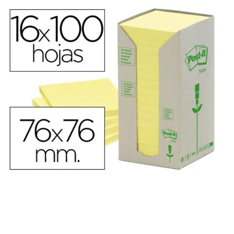 BLOC NOTAS ADHS TORRE POST-IT 76 BLOC NOTAS ADHS TORRE POST-IT 76