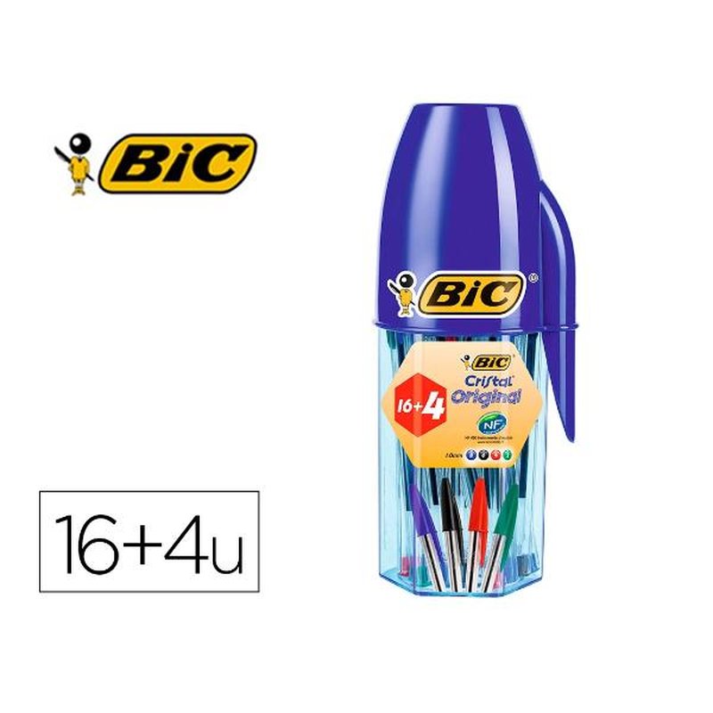 BOLIGRAFO BIC CRISTAL MEGA TUBO BOLIGRAFO BIC CRISTAL MEGA TUBO